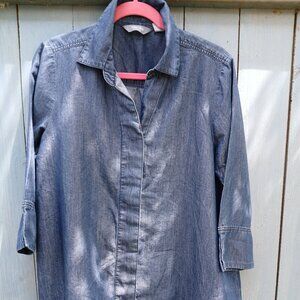 Martha Stewart brand Denim shirt.